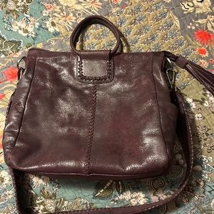 Hobo Large Sheila Bag Purple Metallic